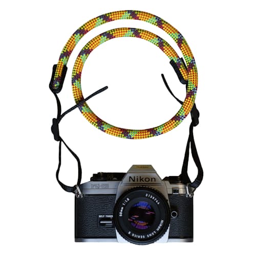 laydown image of Climbing Rope Camera Strap
