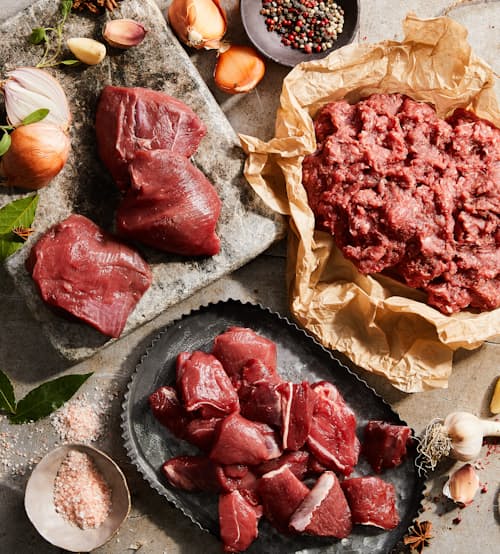 laydown image of Venison Starter Box