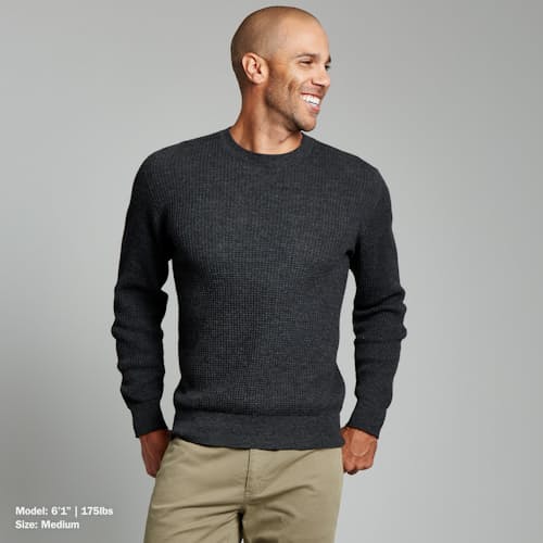 laydown image of 72-Hour Merino Sweater