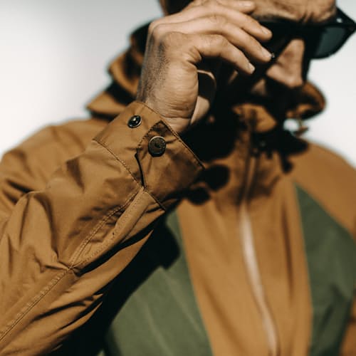 laydown image of The Powder Jacket