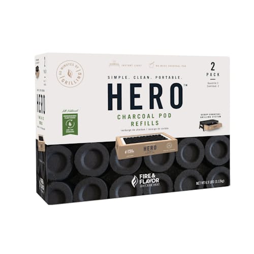laydown image of Hero Grill Eco-Friendly Refill - 2 Pack