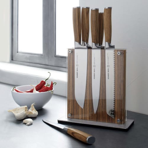 laydown image of 7 Pc Knife Block Set