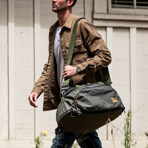 laydown image of Duffel Backpack Hybrid 46L - Exclusive