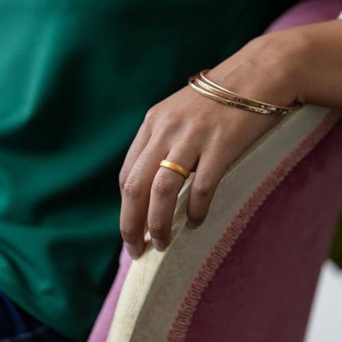 laydown image of Elements Thin Silicone Ring