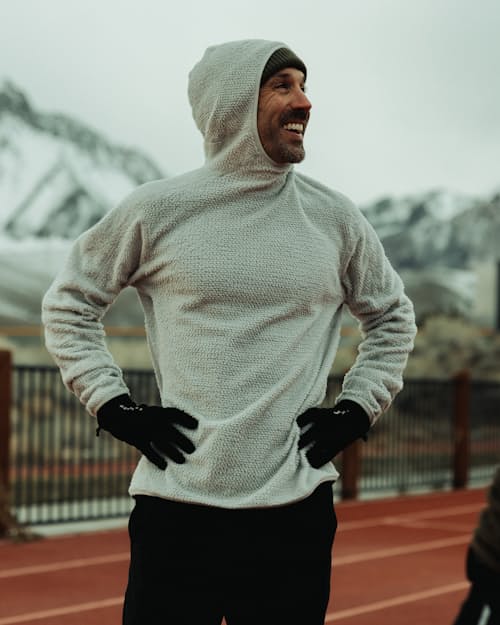 lifestyle image of Alpha Direct Fleece Hoodie