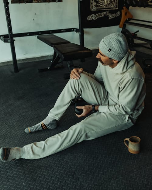 lifestyle image of PatinaTech Sweatpant