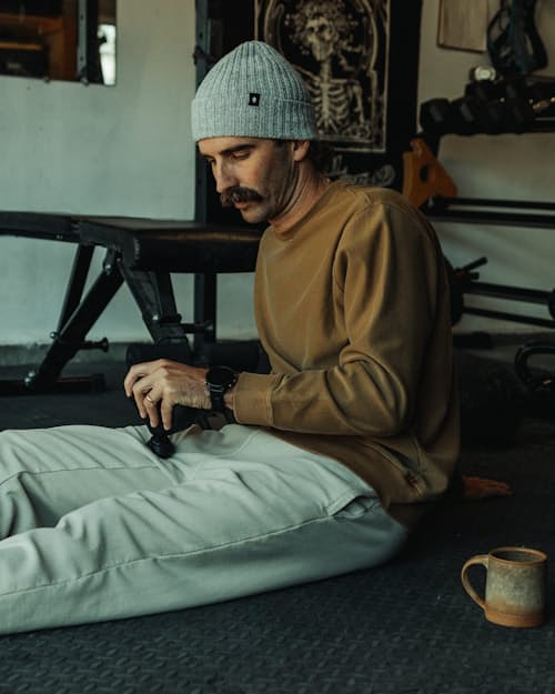 lifestyle image of PatinaTech Crewneck Sweatshirt
