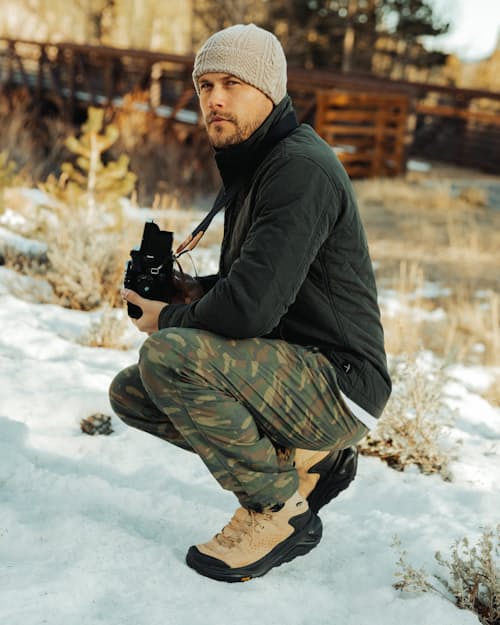lifestyle image of Quilted Insulated Tanker Jacket