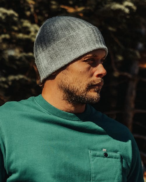lifestyle image of Japanese Rib Knit Beanie