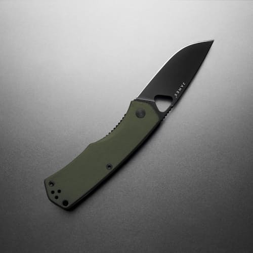 laydown image of The Folsom Pocket Knife - Straight