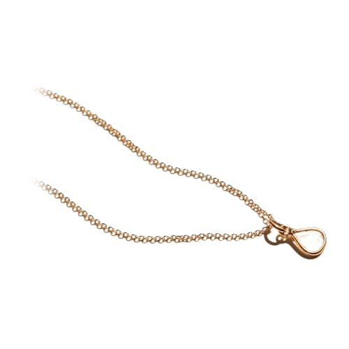 laydown image of Women's Diamond Slice Necklace