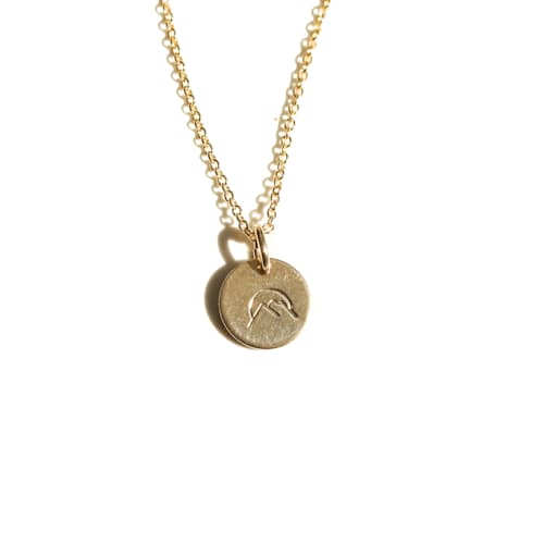 laydown image of Stamped Necklace
