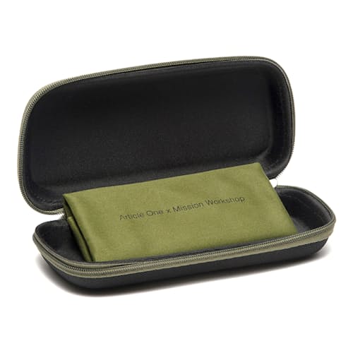 laydown image of Article One x Mission Workshop Sunglasses