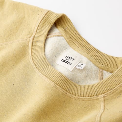 laydown image of Speckle Fleece Crew