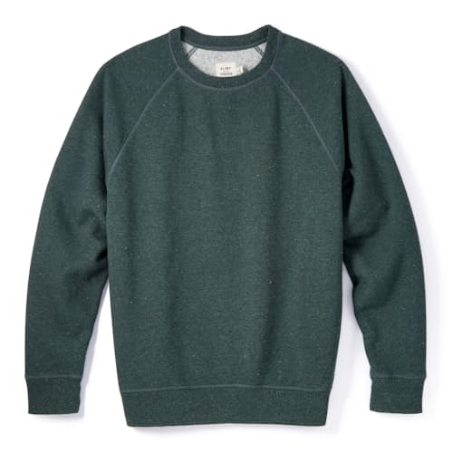 laydown image of Speckle Fleece Crew