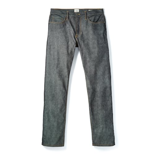 laydown image of Deadstock Stretch Selvedge Denim - Straight