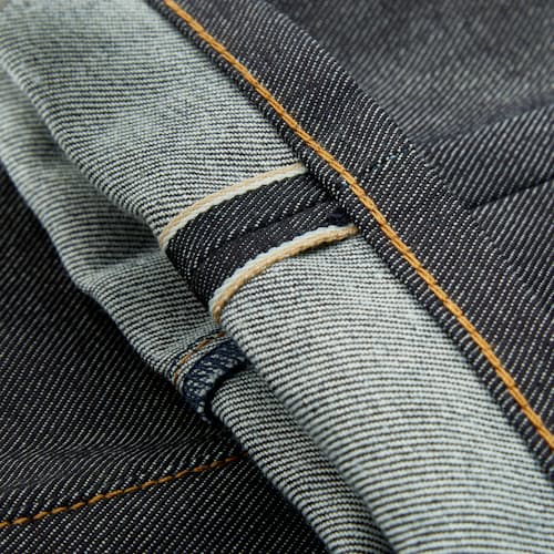 laydown image of Deadstock Stretch Selvedge Denim - Straight