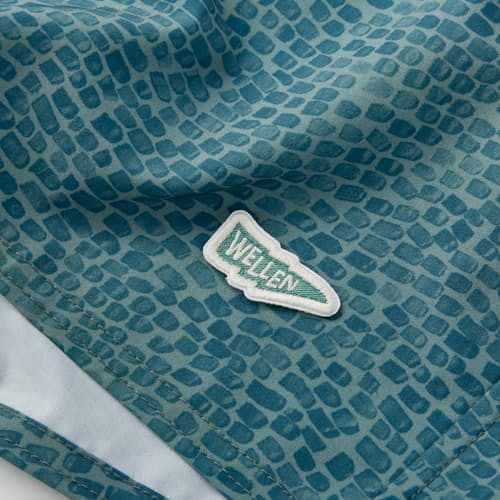 laydown image of Lined Swim Trunks