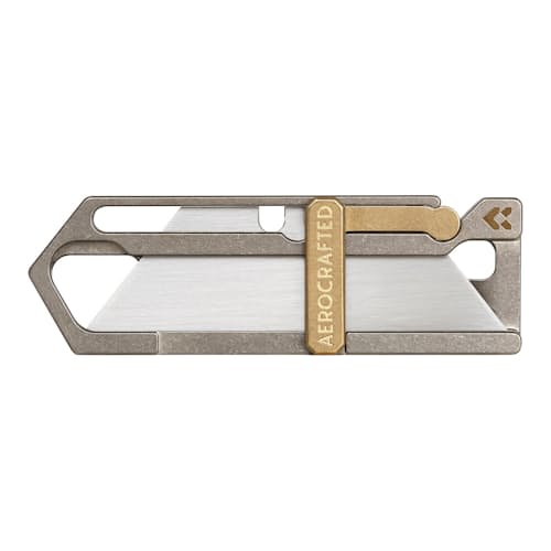 laydown image of Sideslip Titanium Utility Knife