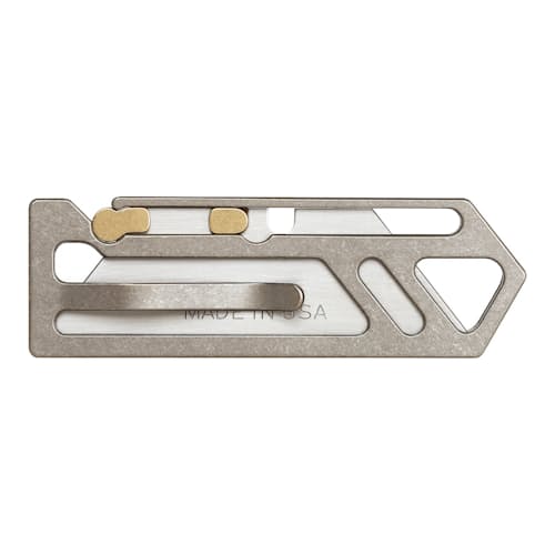 laydown image of Sideslip Titanium Utility Knife