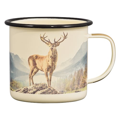laydown image of Enamel Mug
