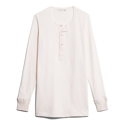 laydown image of Long Sleeve 1911 Workers Henley