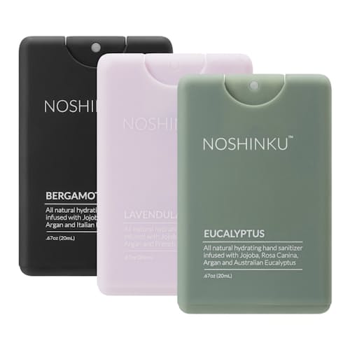 laydown image of Moistuirizing Pocket Hand Sanitizer: Discovery 3-Pack