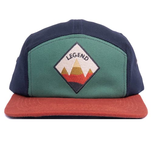 laydown image of Organic Camper Colorblocked - Mt. Legend