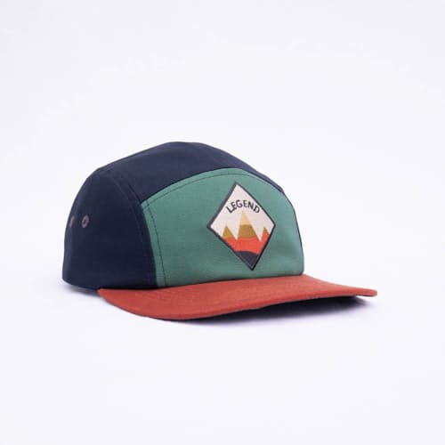 laydown image of Organic Camper Colorblocked - Mt. Legend