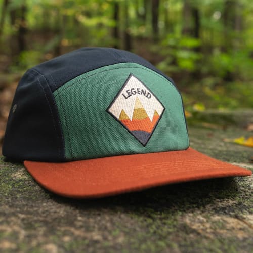 laydown image of Organic Camper Colorblocked - Mt. Legend