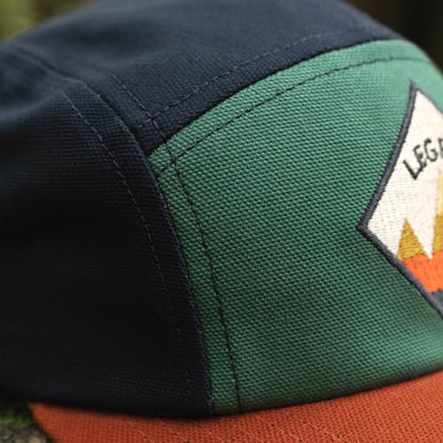 laydown image of Organic Camper Colorblocked - Mt. Legend