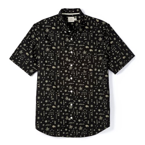 laydown image of Short Sleeve Bandana Shirt