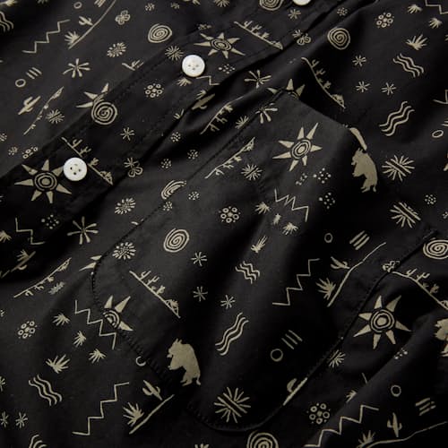 laydown image of Short Sleeve Bandana Shirt