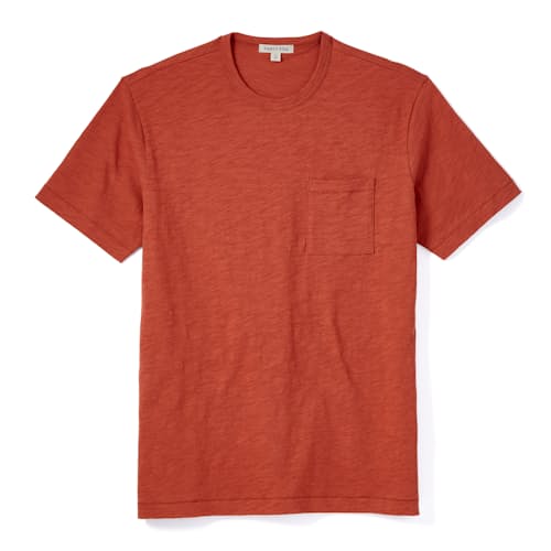 laydown image of Slub Pocket T-Shirt