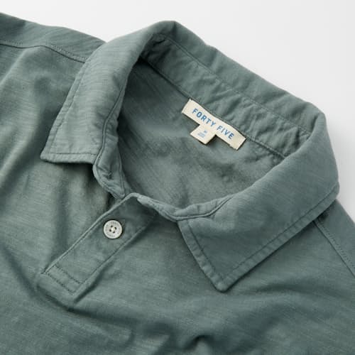 lifestyle image of Slub Polo Shirt