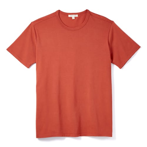 laydown image of Supima Crew T-Shirt