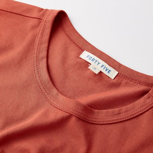 laydown image of Supima Crew T-Shirt