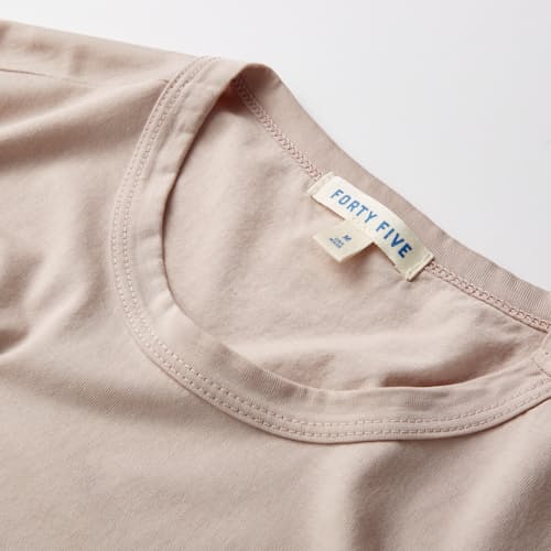laydown image of Supima Crew T-Shirt