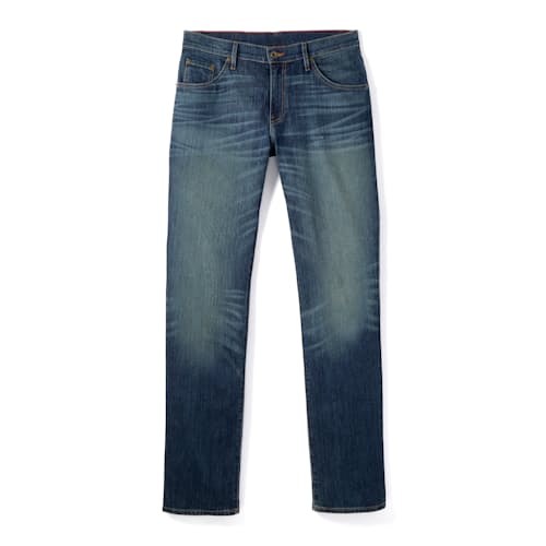 laydown image of Jones Slim Straight Denim Jeans