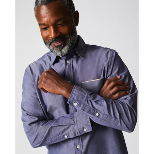 lifestyle image of MSL Pocket Long Sleeve Shirt