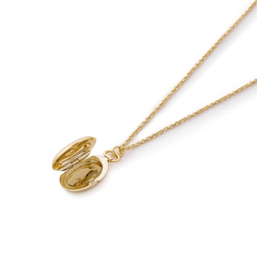laydown image of Women's Diamond Locket Necklace