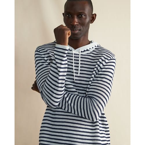 laydown image of Linen Pull-Over Sweater