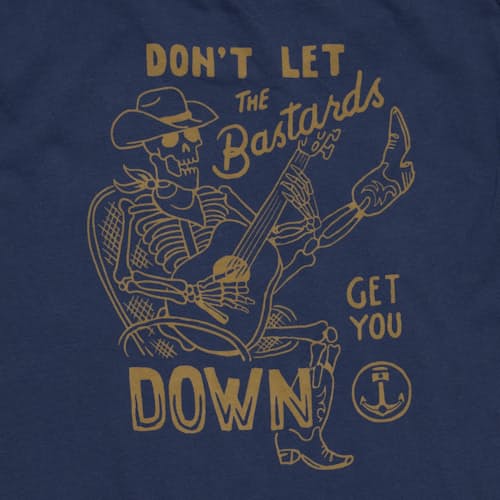 laydown image of Bastards Pocket Tee