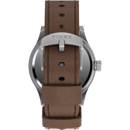 laydown image of Expedition 41mm Leather Strap