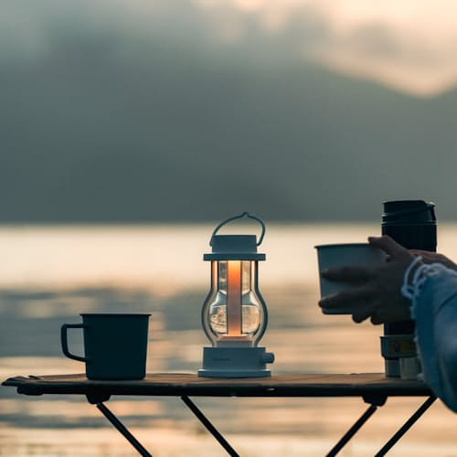 lifestyle image of Balmuda Lantern
