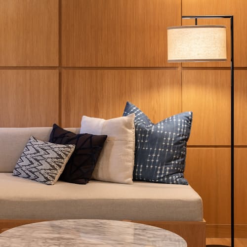 lifestyle image of Montage Modern Floor Lamp