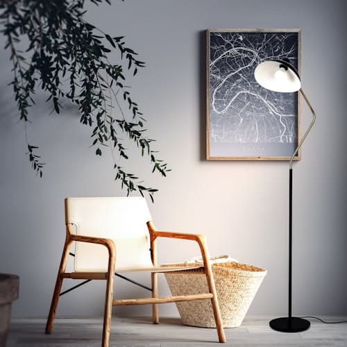 lifestyle image of Swoop Floor Lamp
