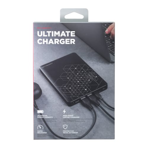 laydown image of Ultimate Charger - Portable 65W Power Bank