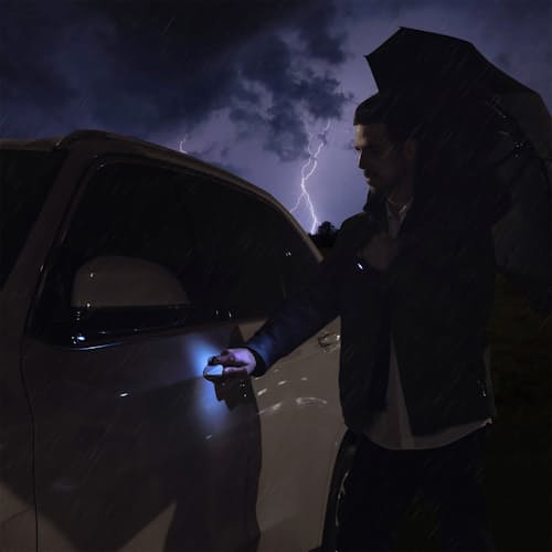 laydown image of RainTorch Umbrella