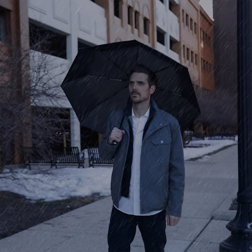 laydown image of RainTorch Umbrella